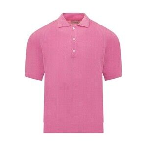 Laneus Pink Cotton Polo Shirt - NWT